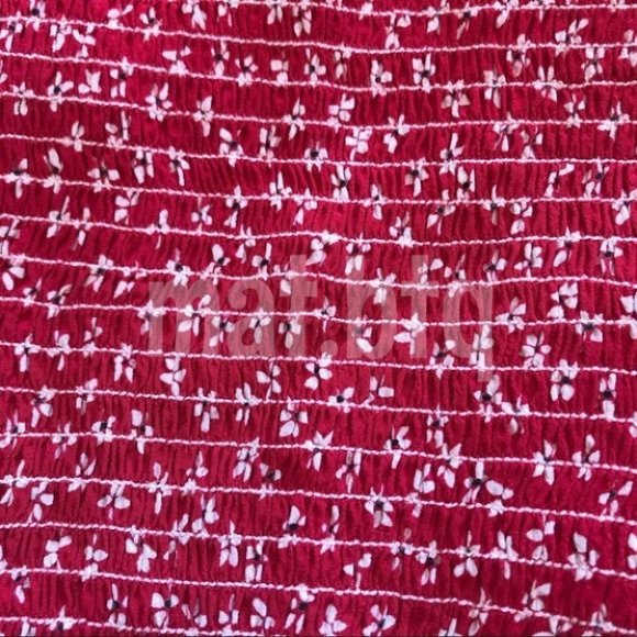 Brandy Melville Red Floral Cleo Tube Top - Picture 4 of 6